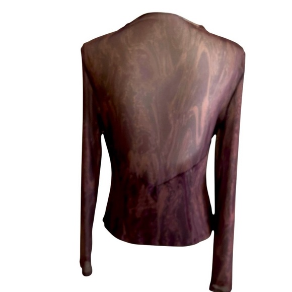 Louna Burnout sheer top - Picture 7 of 8